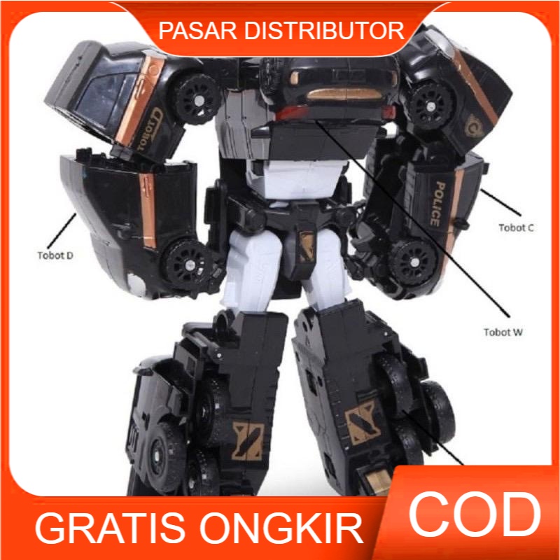 Mainan Anak Robot QUATRAN Jumbo 4 in 1 Mainan Robot QUARTAN Jumbo Mainan Anak