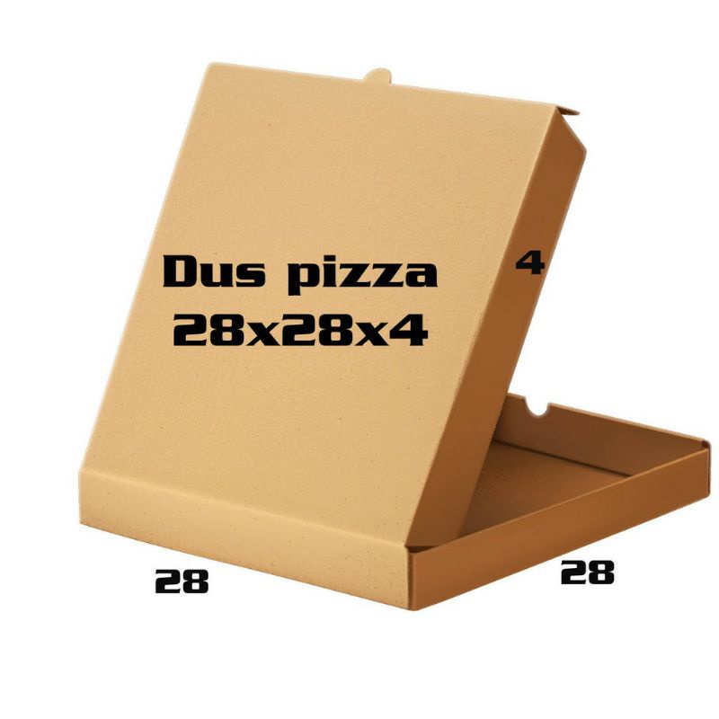 

[28x28x4 cm] kardus box kotak tebal pizza hampers baju pakaian kado DIY gift