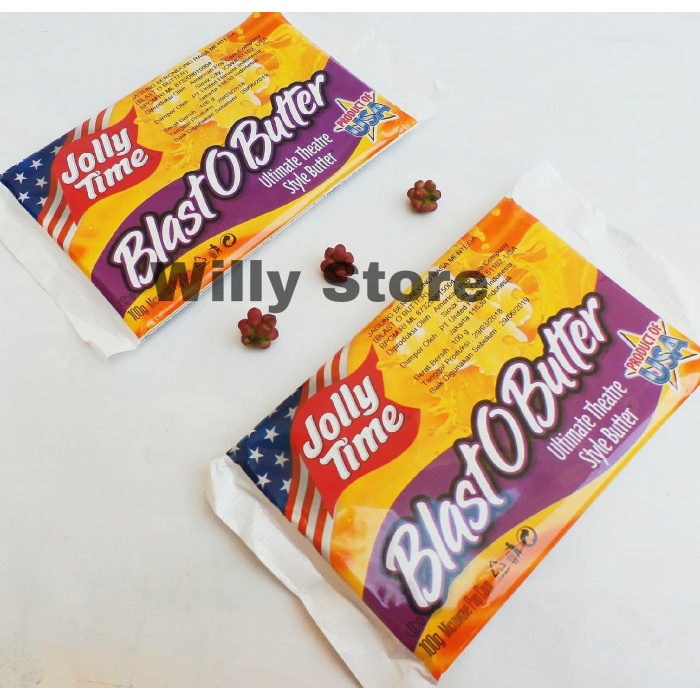 

54ekh Pop Corn Jolly Time (Blast Obutter) - Asin Mentega 60J
