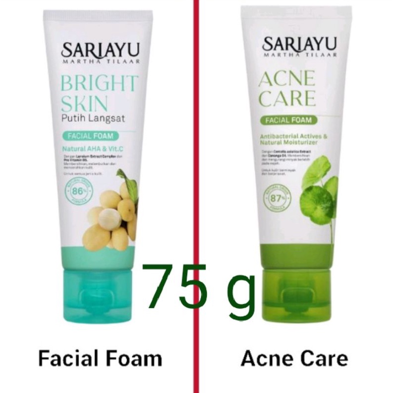 sariayu facial foam pembersih wajah sariayu intensive acne care sariayu anocare wardah facial foam s