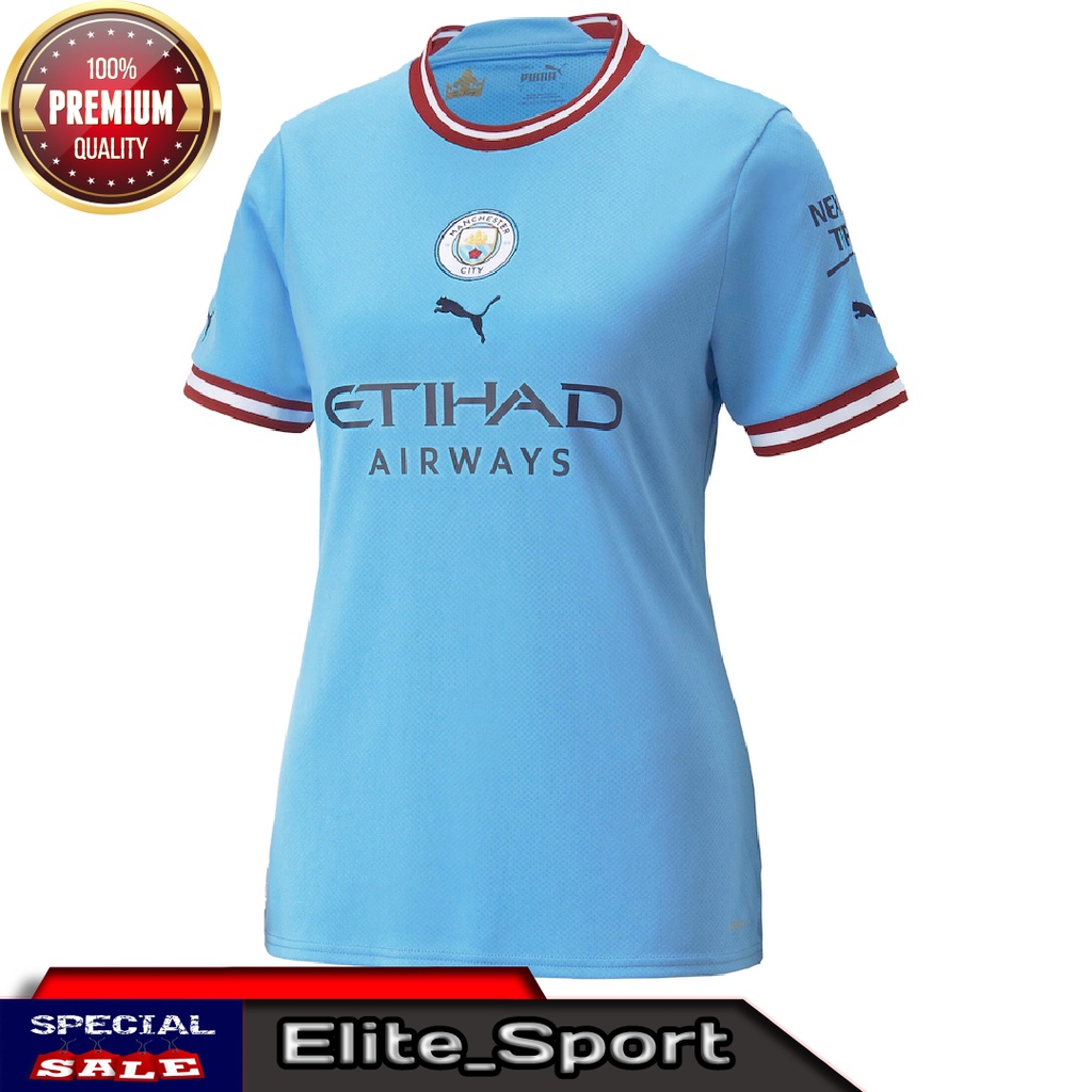 JERSEY BOLA MAN CITY HOME LADIES 202/2023 GRADE ORI | BAJU BOLA WANITA CITY TERBARU KUALITAS PREMIUM