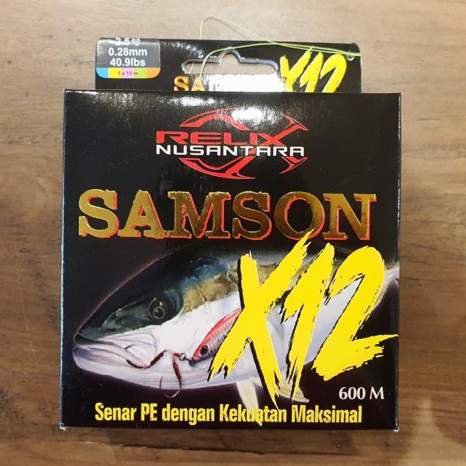Senar PE Samson X12-600m Pe.2,5 Relix Nusantara