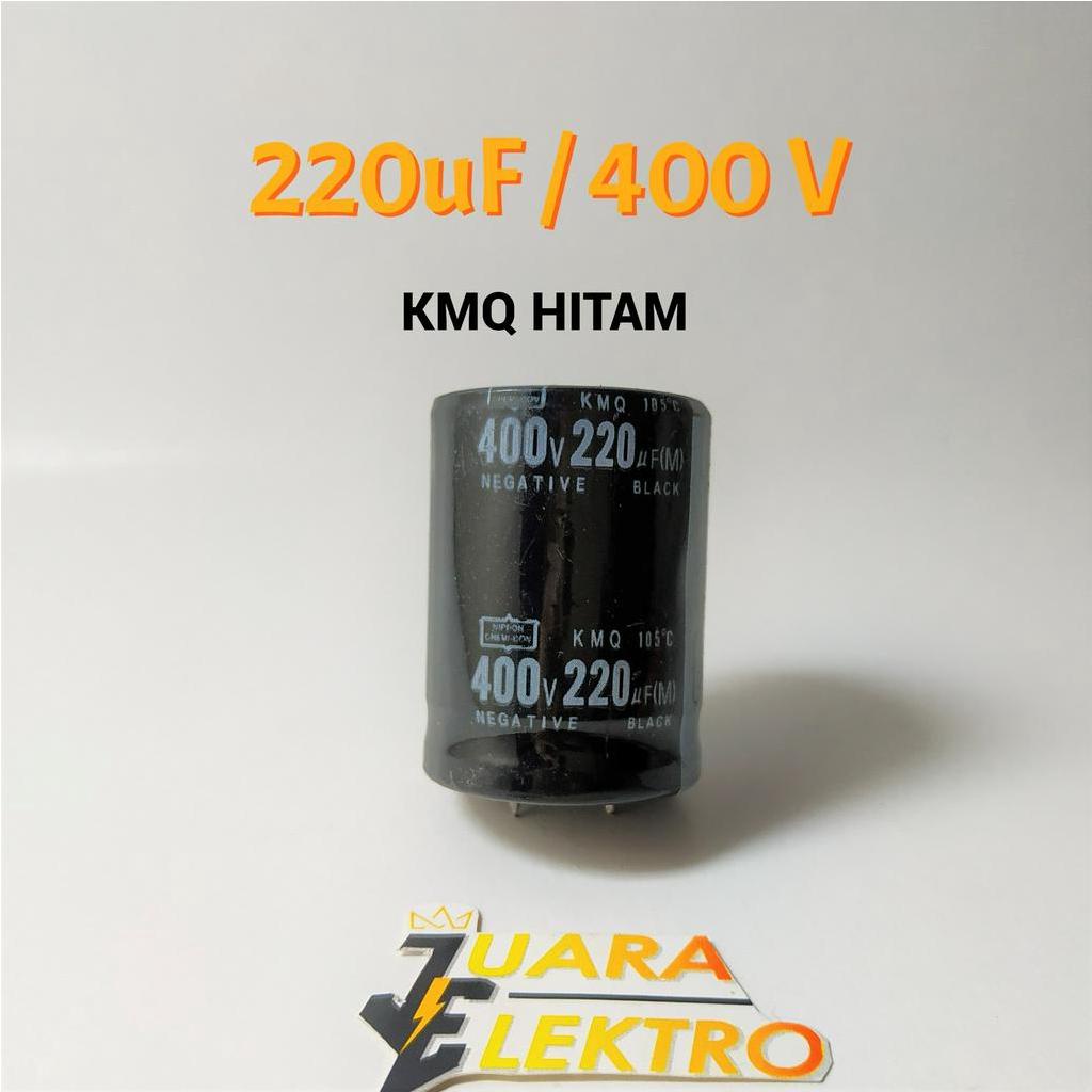 KAPASITOR ELCO 220uF / 400V (1 Pcs) | Capasitor Elko 220 uF/400 Volt NICHICON