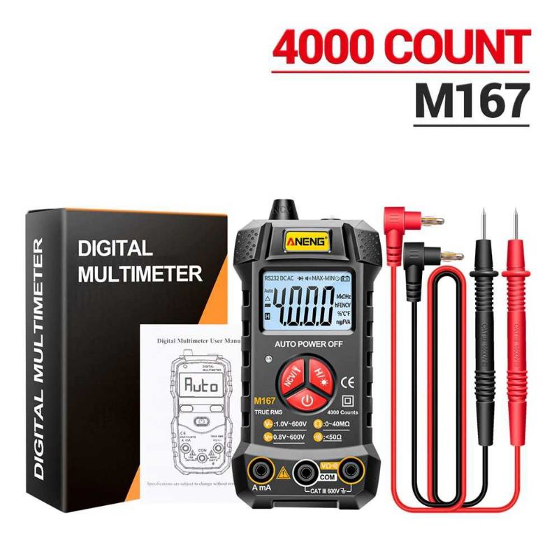 cod multitester digital aneng - M167 multitester avometer digital avometer multimeter digital