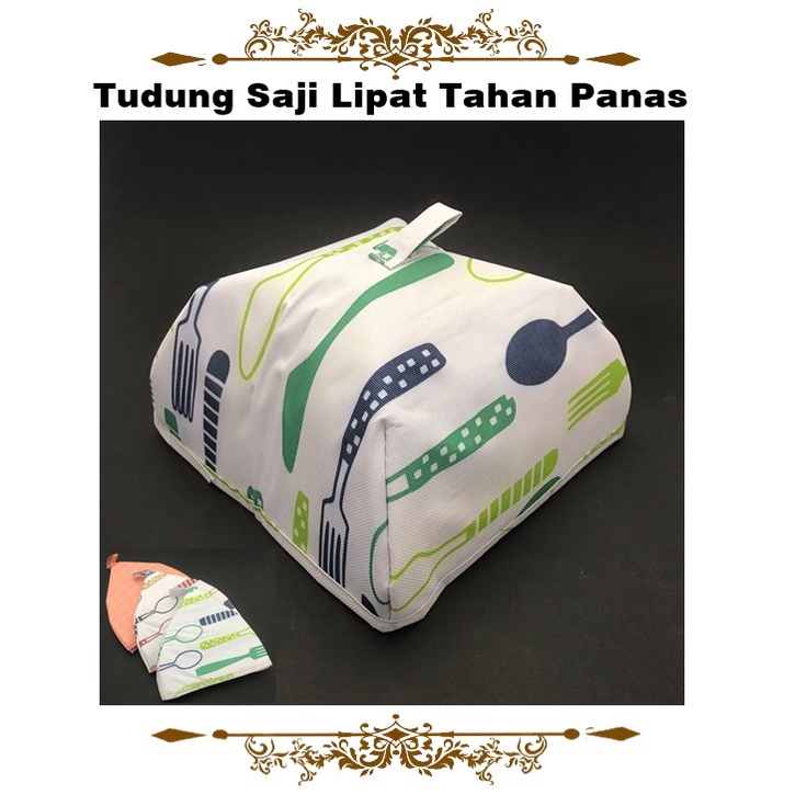 Tudung Saji Segi Lipat Kecil Tahan Panas