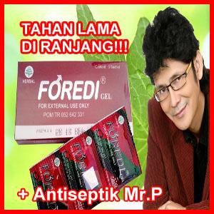 Foredi Gel Original Sachet  Dr Boyke Obat Kuat Oles Sex Pria Herbal Aman Tahan Lama Hajar Jahanam