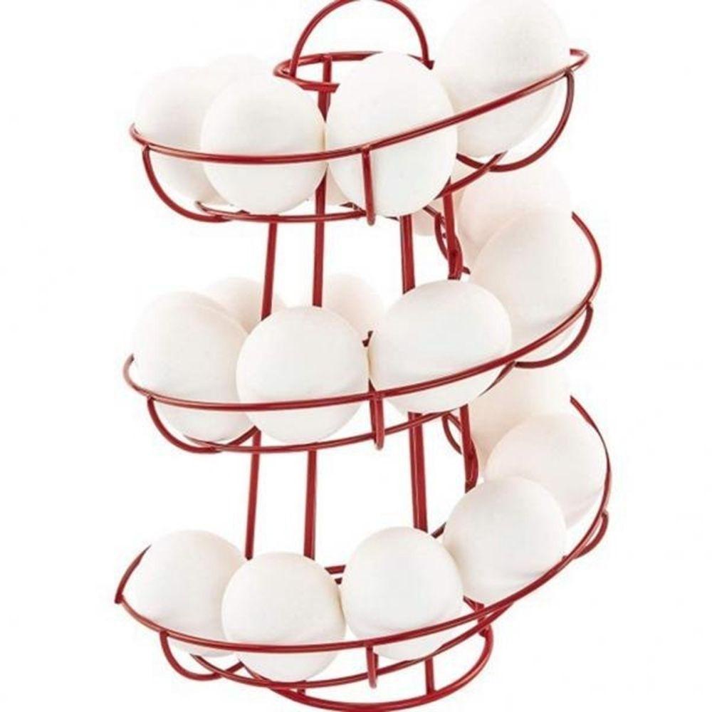 [Elegan] Tempat Telur Restoran Deluxe Spiraling Basket Egg Skelter Stand