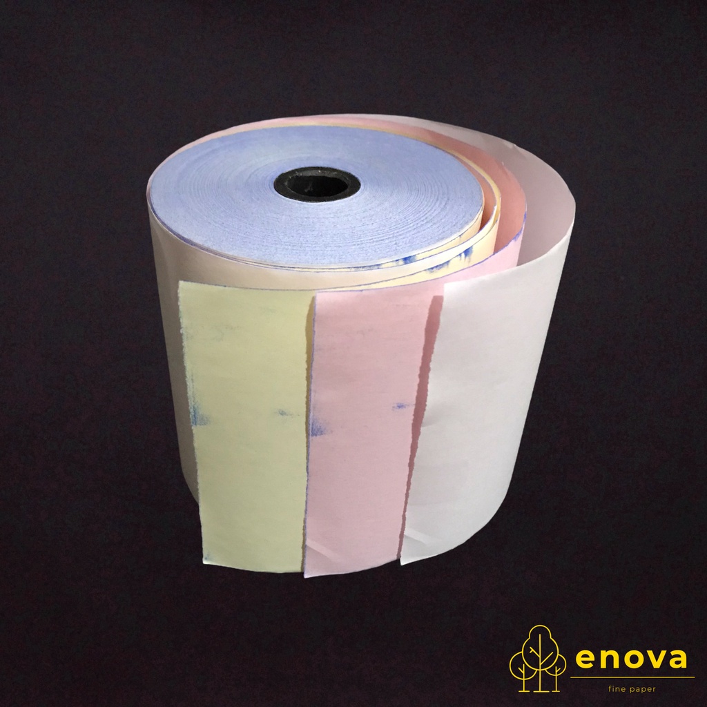 

NCR Paper Roll 75x70mm 3ply White-Pink-Yellow (Kertas Struk POS)