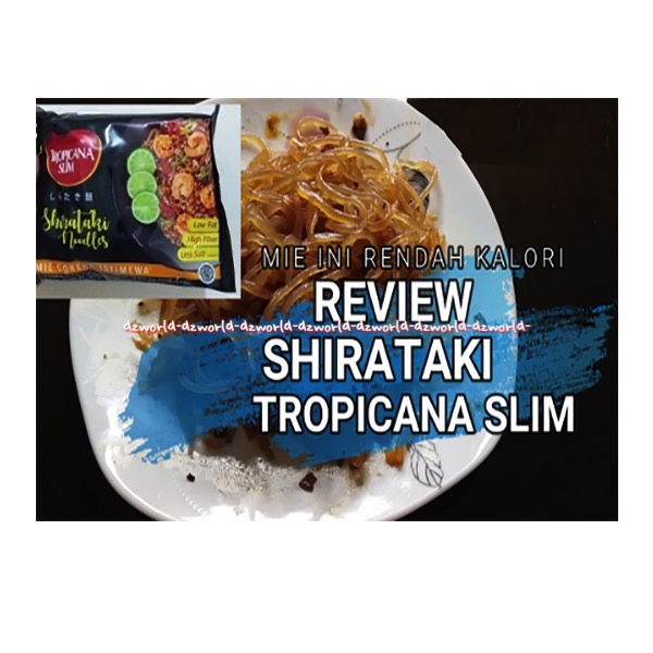 Tropicana Slim Shirataki Noodles 71gr Mie Goreng Istimewa Low fat Rendah Garam High Fiber TS  Mi Sirataki Untuk Diet Mi Goreng Instan