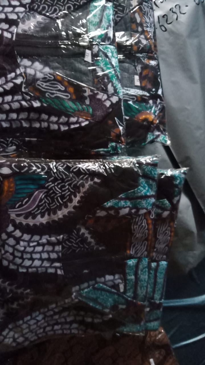 Batik Couple Keluarga Sania Ruffle Ori Ndoro Jowi Dnt Motif Madu Termurah Di Shopee Ori Bcp