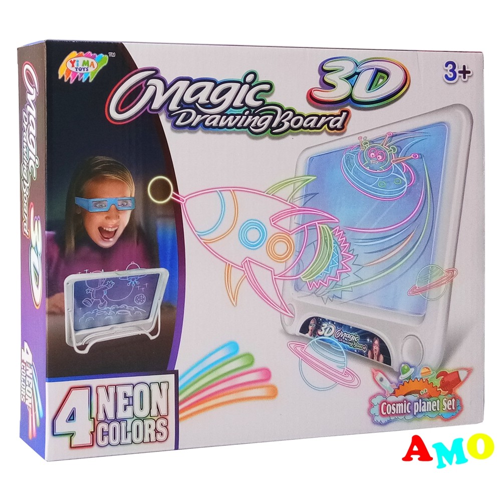 

New Item! MAGIC DRAWING BOARD 3D YM159 MAINAN PAPAN TULIS GAMBAR EDUKASI Baru!