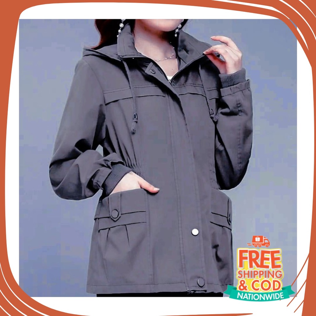 Beautifull Outerware OUter Oversize Purple lavender /  JAKET PARKA CEWE/jaket wanita/jaket cewe/jake