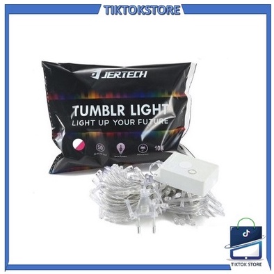 TIKTOK - Lampu Tumblr Hias Natal 100 LED 50 LED Light LED Dekorasi Ada Sambungan Female