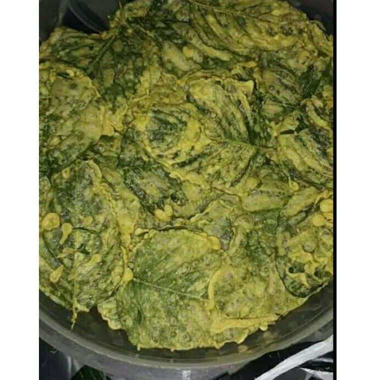 

peyek bayam