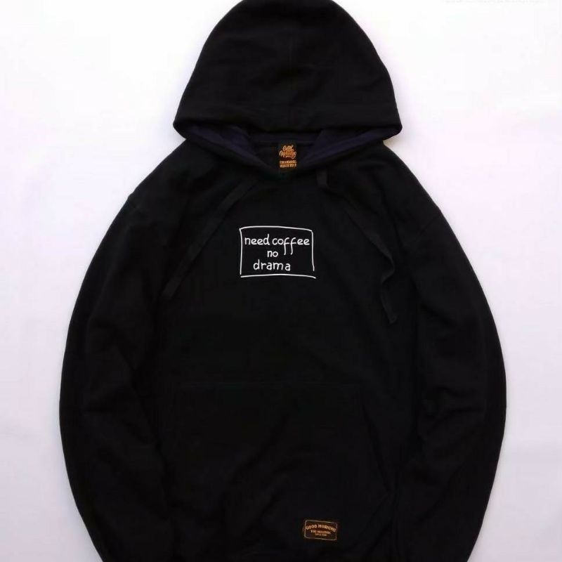 Good morning jaket alien friend hitam