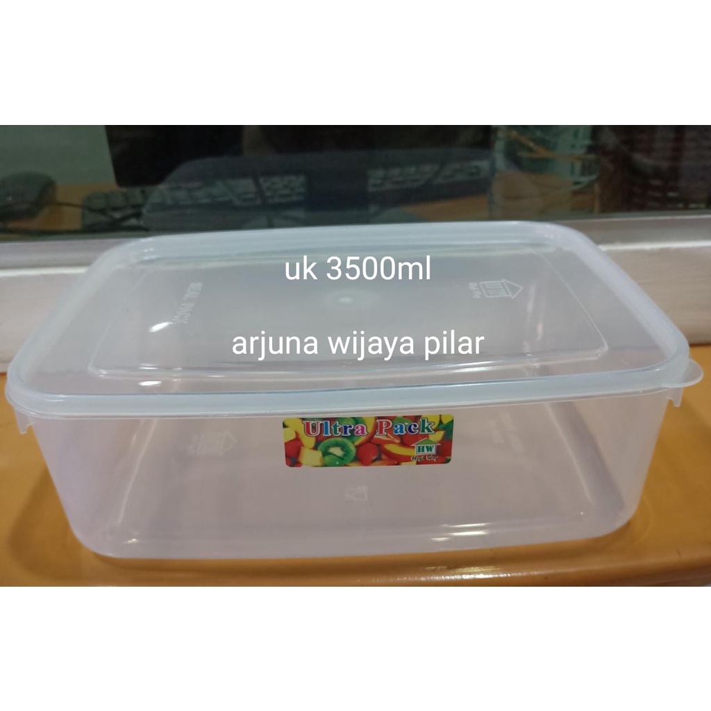 High Way Ultrapack 1800 ml dan 3500 ml/ Kotak Kue Tempat Plastik Food Container Wadah Penyimpanan Murah Besar