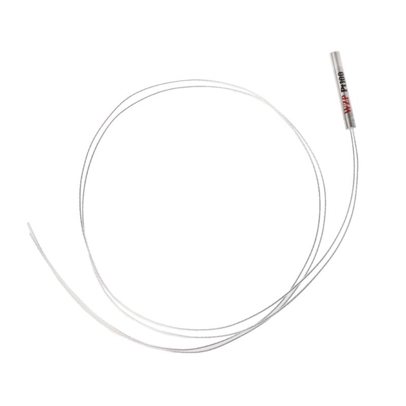 New 50-200℃ PT100 Platinum Resister Temperature Sensor Probe Waterproof 1m