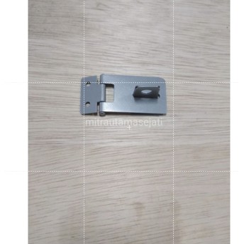 Grendel Overpall tempat gembok pintu staples / hasps murah PLAT SILVER