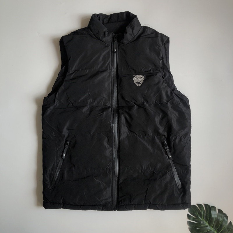 Eleven Black Down Vest