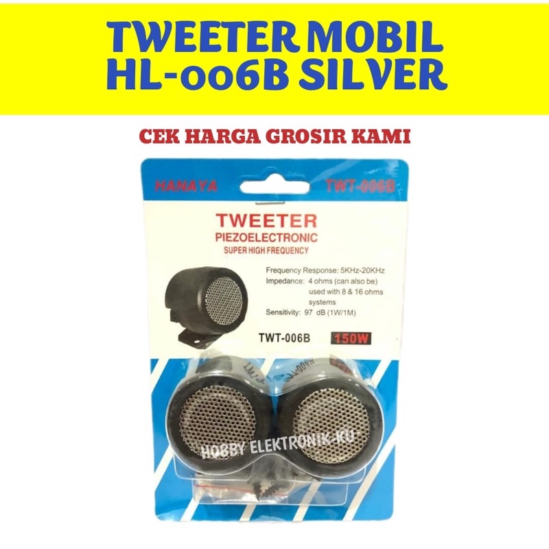 TWEETER MOBIL HANAYA HL006B SILVER