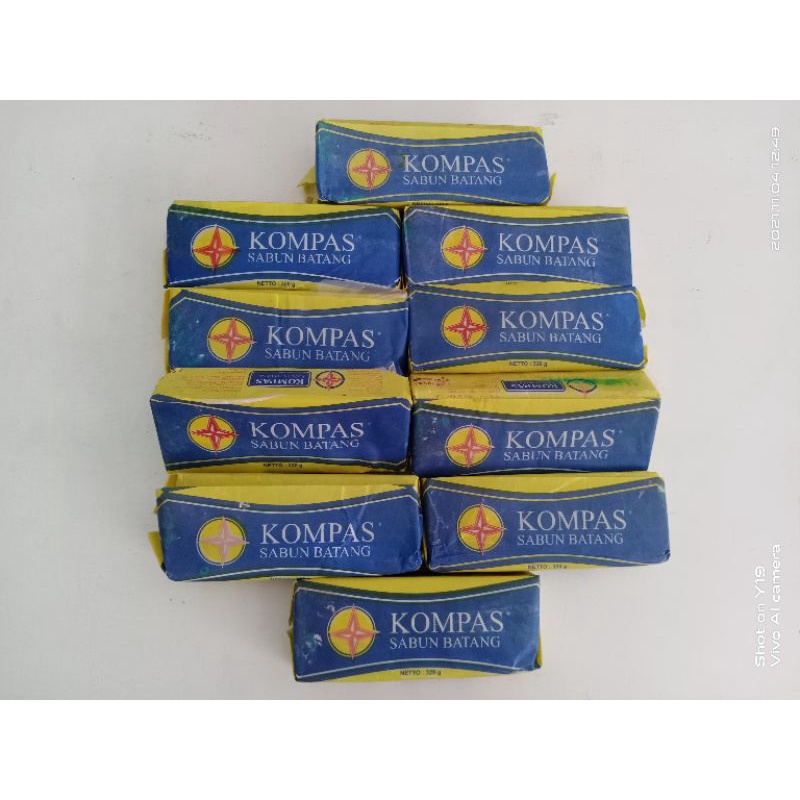 Sabun Kompas Jumbo Batangan / Sabun Batangan Kompas / Sabun Batangan Jumbo Kompas Berat - 290 Gram