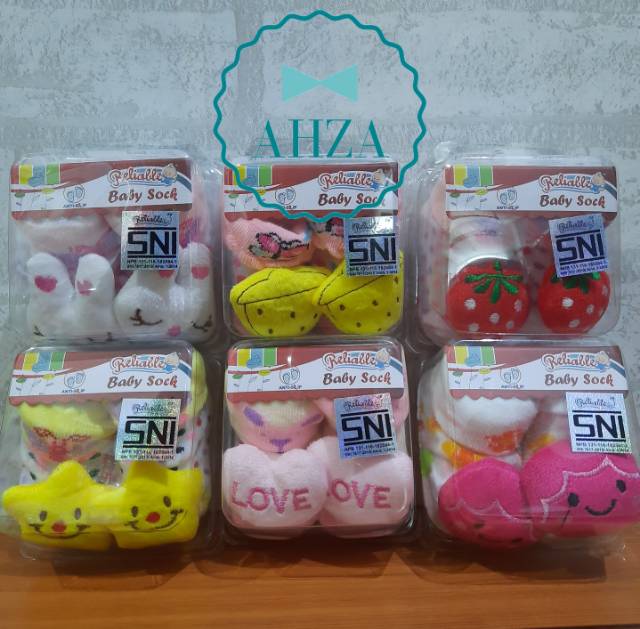AHZA RELIABLE KAOS KAKI SNI MIKA 3D BONEKA