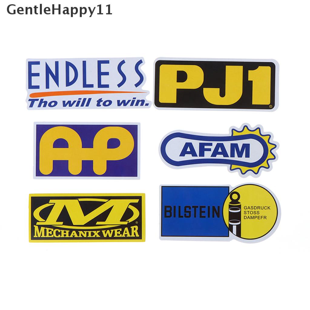 Gentlehappy 100PCS Stiker Graffiti JDM Tahan Air Untuk Mobil Balap