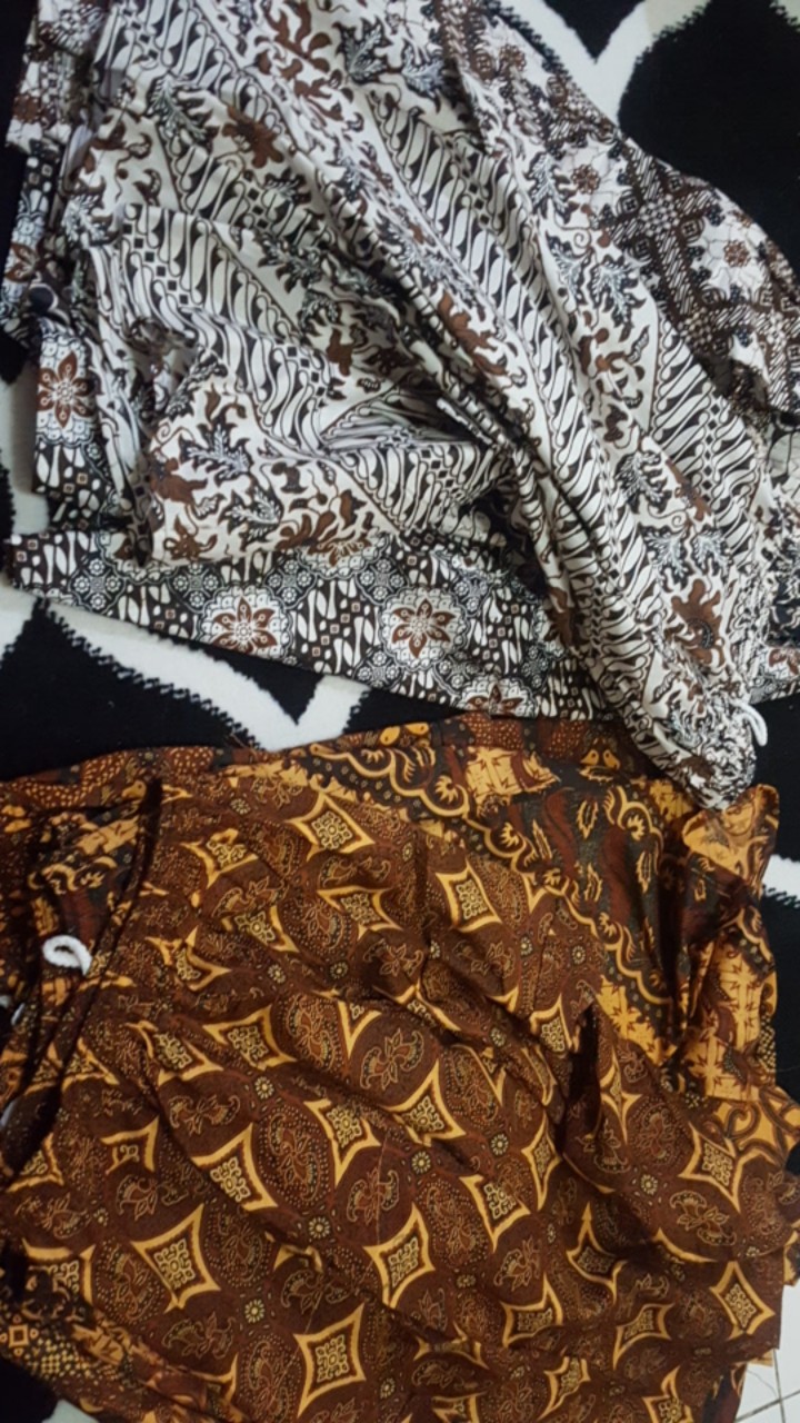 5 Pc Celana Boim Batik Cokelat Tiga Perempat Grosir Pekalongan
