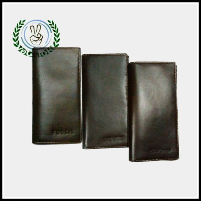 Dompet Panjang Pria Wanita Kulit Sapi Asli - Kickers Levis HE678