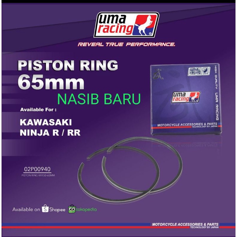 PISTON RING NINJA R/ RR 65MM - UMA RACING