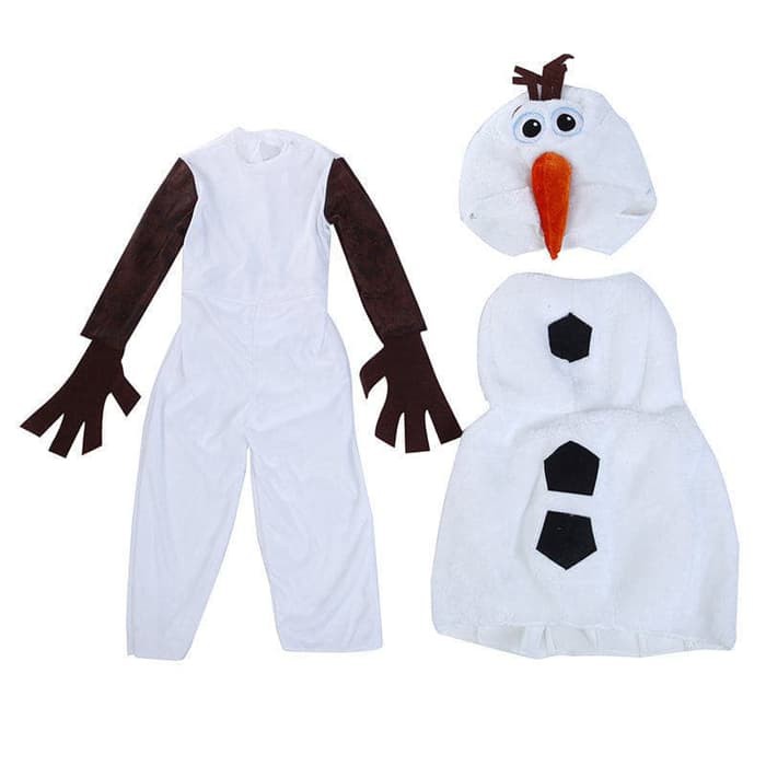 FROZEN OLAF COSTUME SNOWMAN COSTUME christmas costume kostum natal