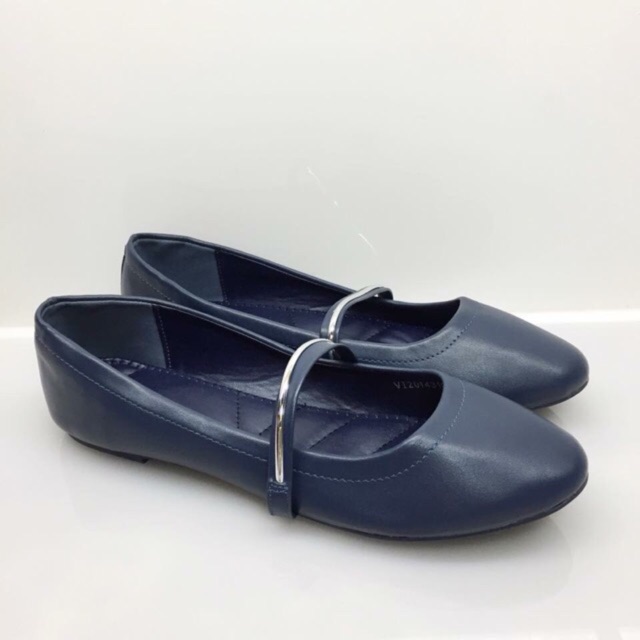 VINCCI Navy flat shoes original
