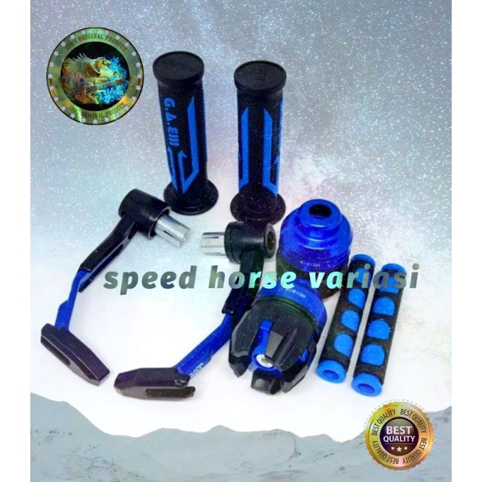 Paket Murah proguard Robot babet Plus Handgrip Panah Plus Jalu As roda Plus Karet handle model jari Universal buat semua motor