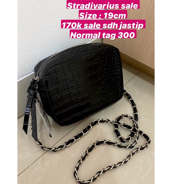 Stradivarius sale croco skin bag