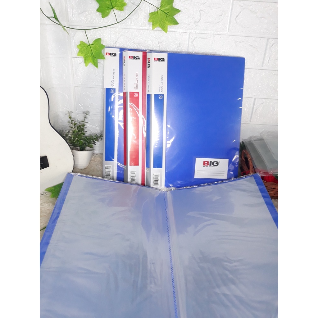 

Display Book Big F4 801 20 Pocket / Clear Holder Big 20 Pocket