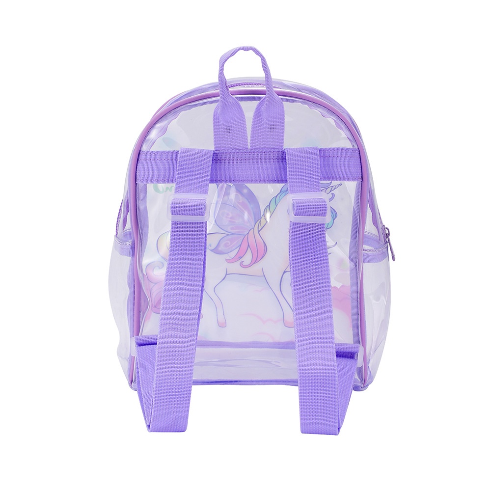 Tas Ransel unicorn waterproof Backpack PVC Transparan Tas Ransel Jalan Anak Perempuan Paud Tk Tas Anak kekinian import Berkualitas Tas Blingberry import tas blingberry grosir