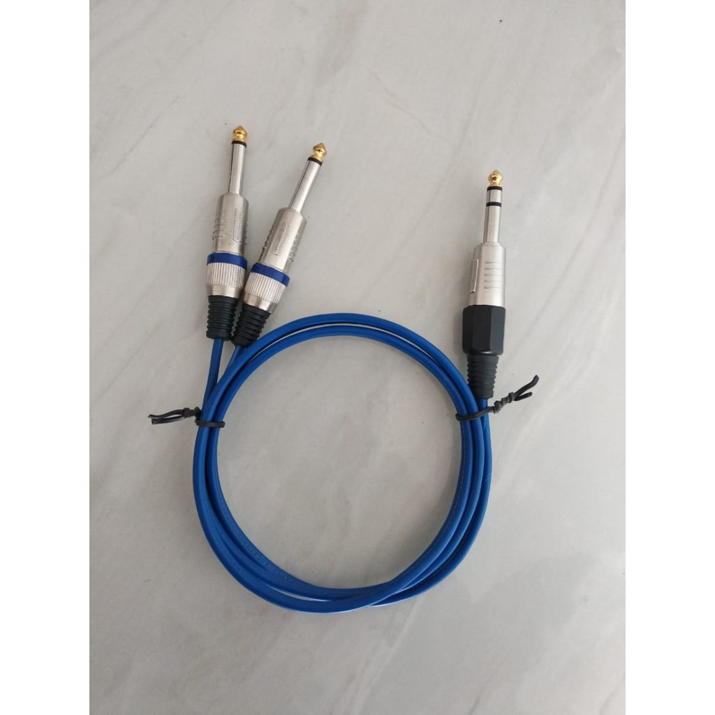 kabel jack akai stereo to 2 jack akai Mono 1M