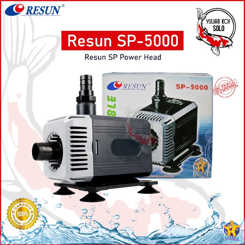 Resun SP-5000 Colokan Indonesia Pompa Air Celup Submersible Aquarium Water Pump