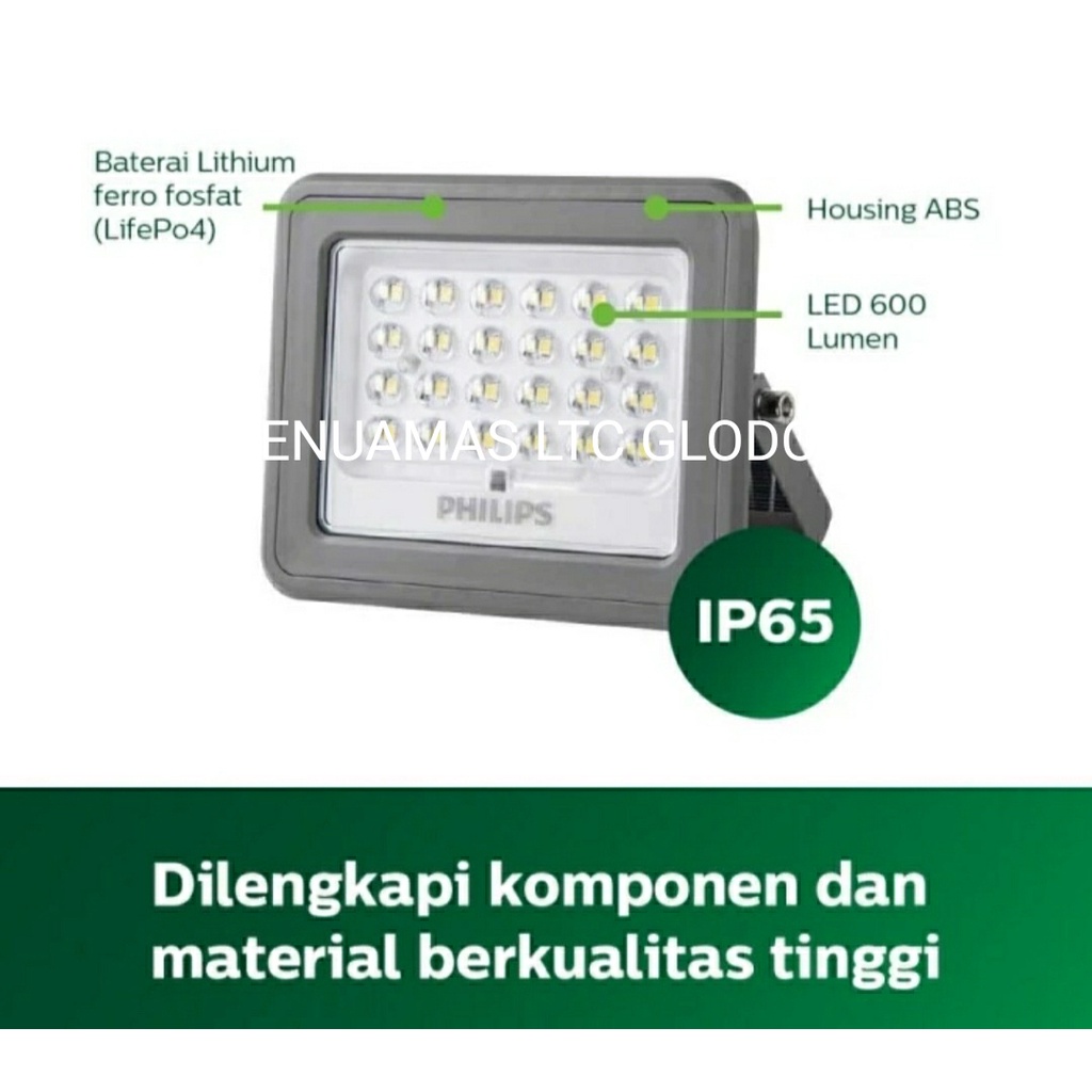 Philips Essential smartBright solar flood light / Lampu solar