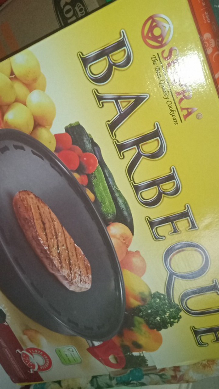 Panci Bbq Pemanggang Supra 32cm / Grillpan Barbeque / Alat Panggang Teflon