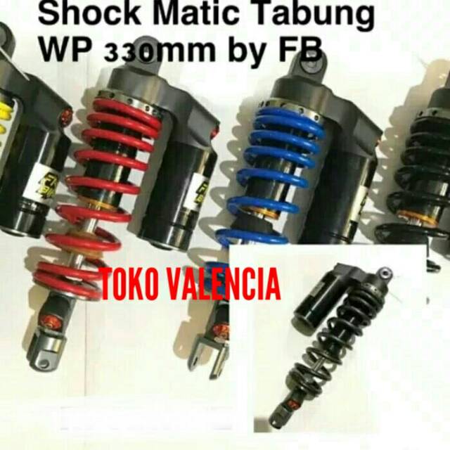 SHOCK SHOCKBREAKER BELAKANG TABUNG ATAS FASTBIKE MODEL WP 330MM