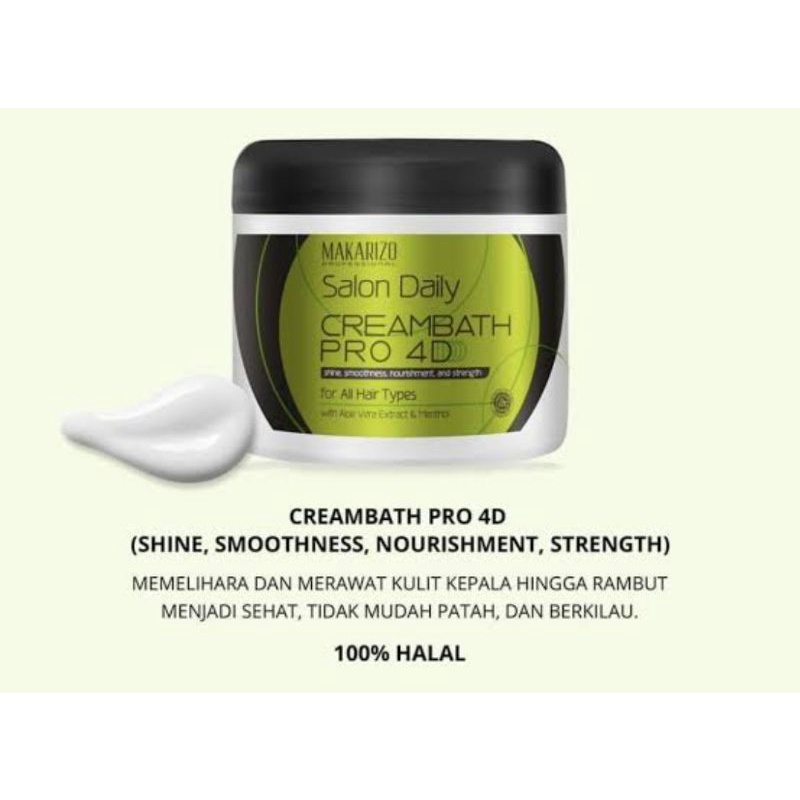 Makarizo Salon Daily Creambath Pro 4D 500g