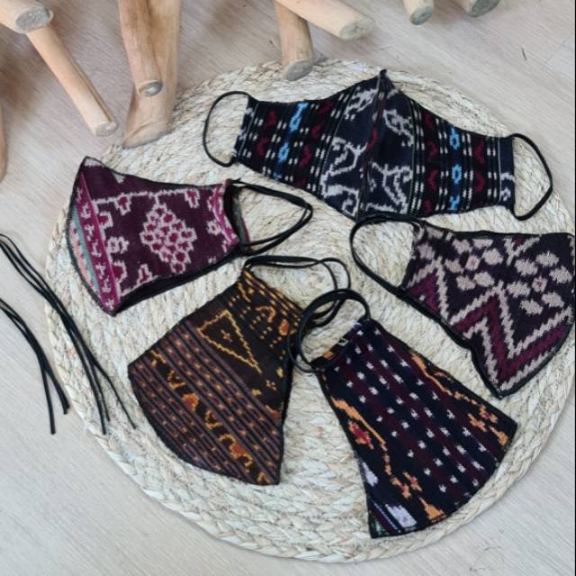 Masker tenun maumere ntt