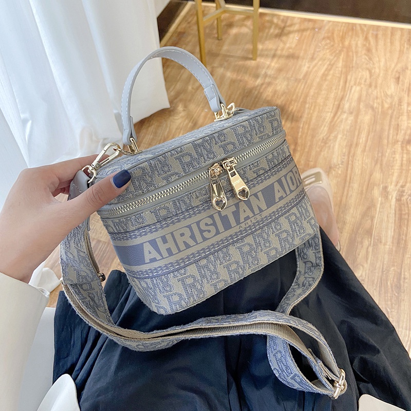 [✅BISA COD] 61181 CD EMBROIDERED COSMETIC BAGS (REAL PICTURE)