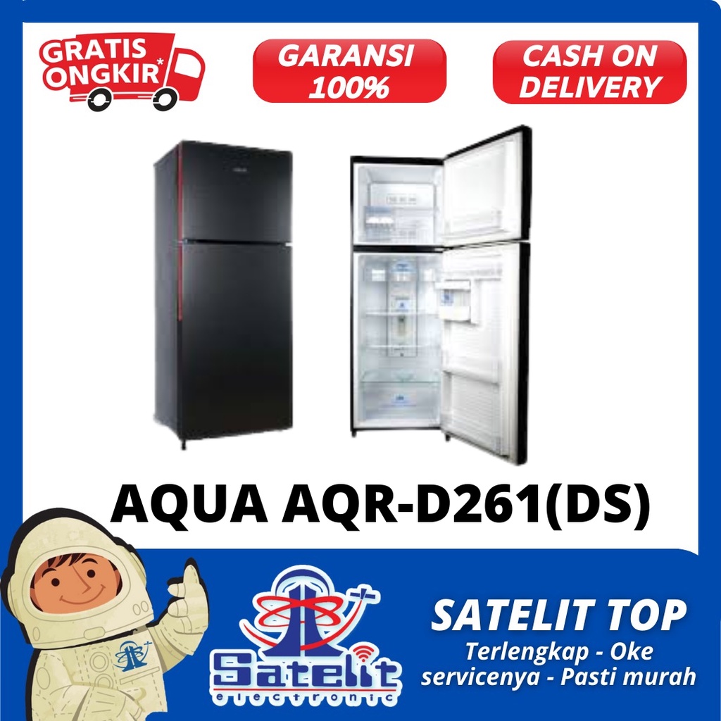 KULKAS / REFRIGERATOR / LEMARI ES  AQUA AQR-D261 (DS)