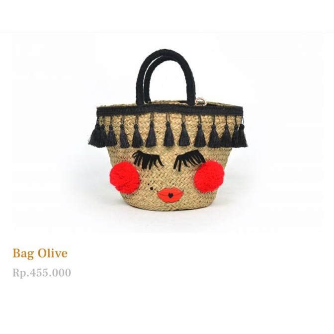 Handmade Handbag - Olive//Tas Wanita - Handmade//Tas Anyaman Rotan Wanita//Tas Unik