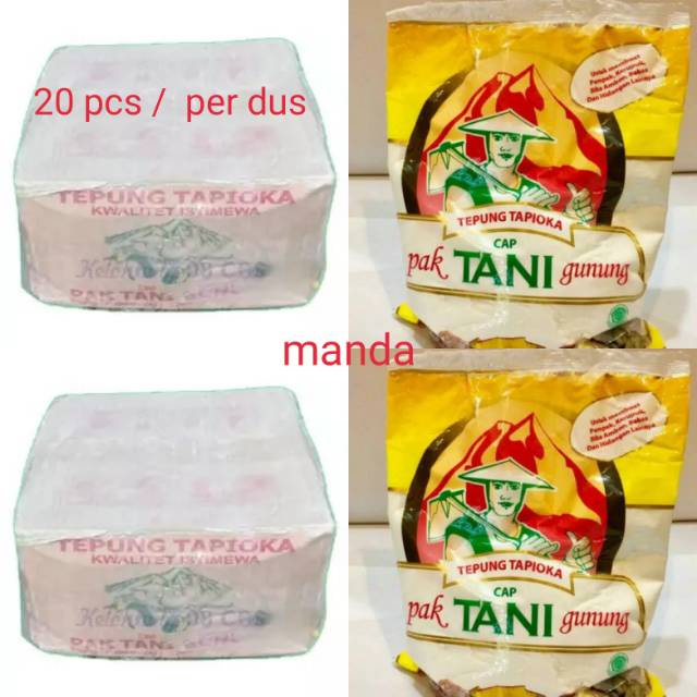

tepung tapioka pak tani gunung tepung sagu tani 1 DUS