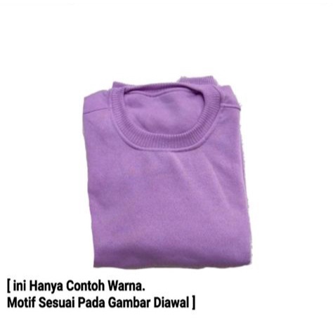 SWEATERPOLOS BASIC FEAR OF GOD SIZE M-XXL (PRIA & WANITA)-LILAC