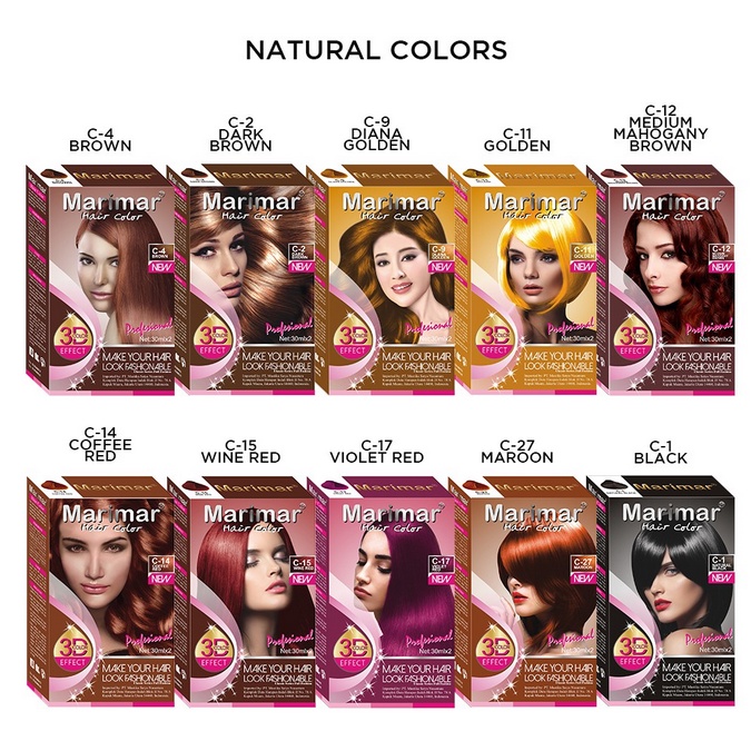 MARIMAR Hair Color | ❤ jselectiv ❤ Pewarna Rambut MARIMAR - ORI✔️BPOM✔️MURAH✔️COD✔️