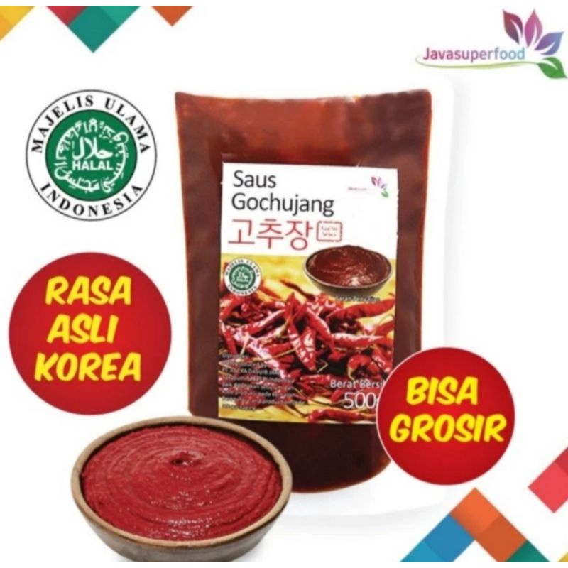 saus gochujang halal 500gr / korean hot pepper paste javasuperfood